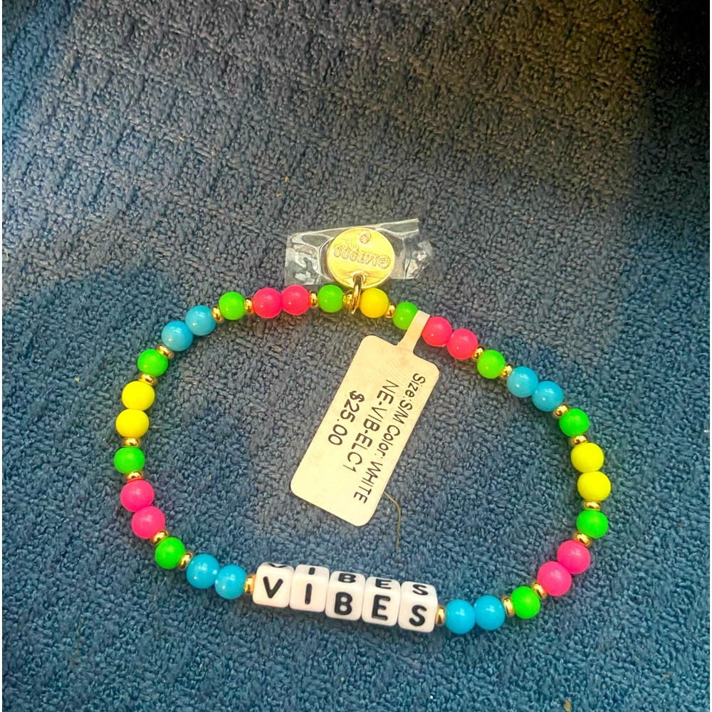 Little Words Project s/m bracelet (VIBES). Set price.